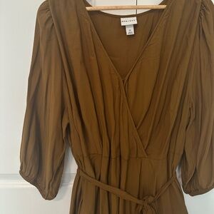 Long sleeve High-Low Women's Dress - 2X